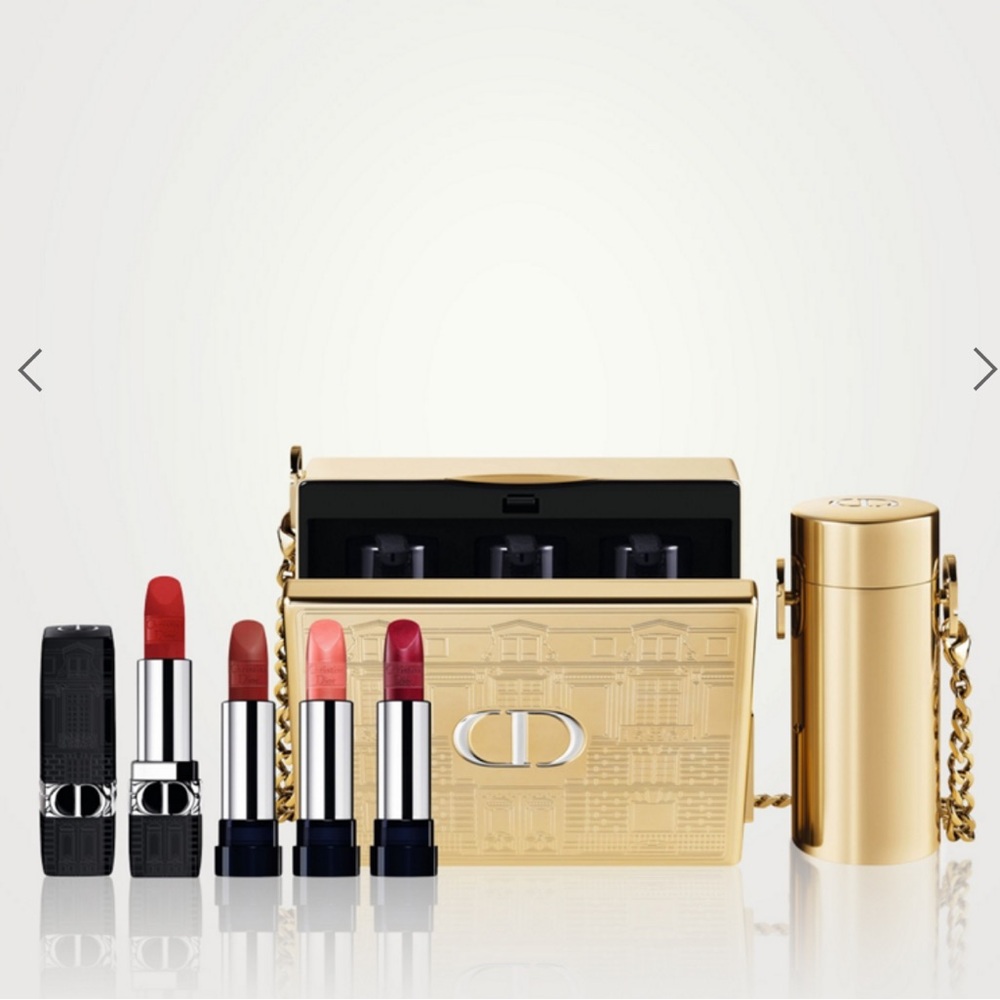 Dior limited edition rouge minaudiere clutch